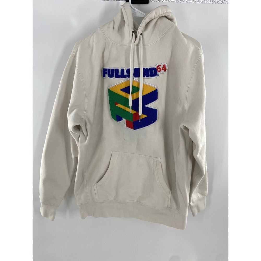 Nelk Boys Full Send Nintendo‎ 64 Hoodie White Size Medium